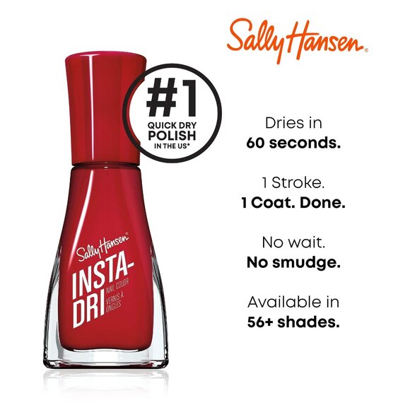 4/$20 - Sally Hansen Insta-Dri Nail Polish - Glow In The Dark - Fa-BOO-Lous - Picture 5 of 8